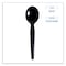 Boardwalk Heavyweight Polystyrene Cutlery, Soup Spoon, Black, PK1000 SOUPHWPSBLA - alternate 6